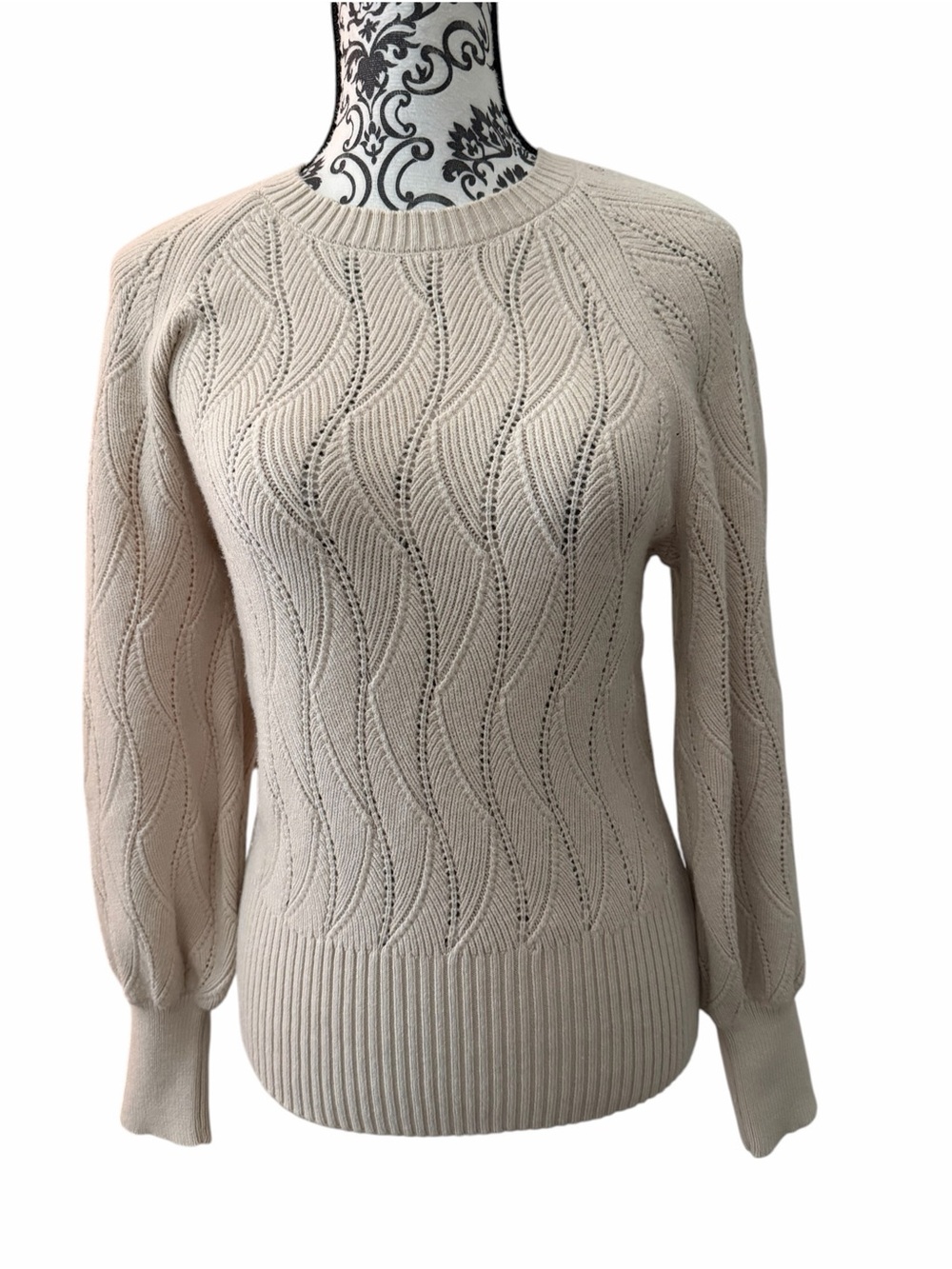 Express Cable Wave Knit Sweater